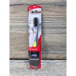 Colgate Soft 360 Charcoal ToothBrush Whole Mouth Clean New